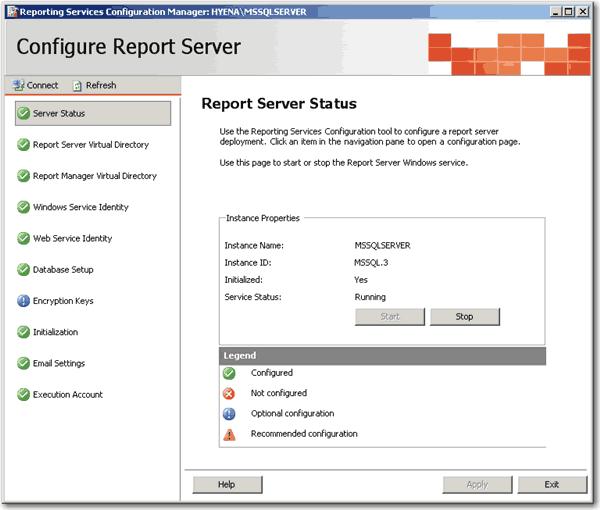Sql 2008 report server iis