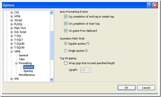 format auto vs shortcut akjoshi's the formatting XAML Blog Auto