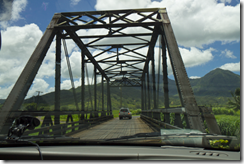Crossing a bridge