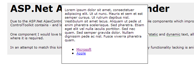Cj De Vos Asp Net Ajax Tooltipextender Cj De Vos Asp Net Ajax Tooltipextender