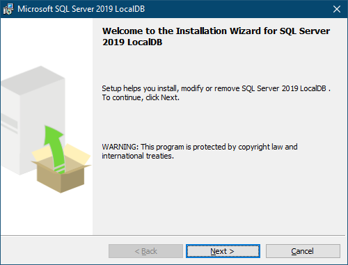 mentaal Monument architect Dixin's Blog - Installing SQL Server 2017/2019 LocalDB and resolve the  engine versioning problem