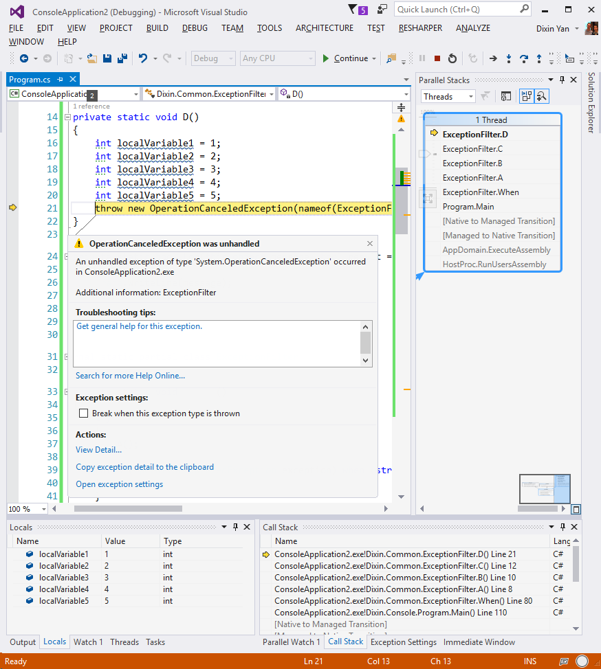 Debug & Catch Exceptions in Visual Studio: The Complete Guide