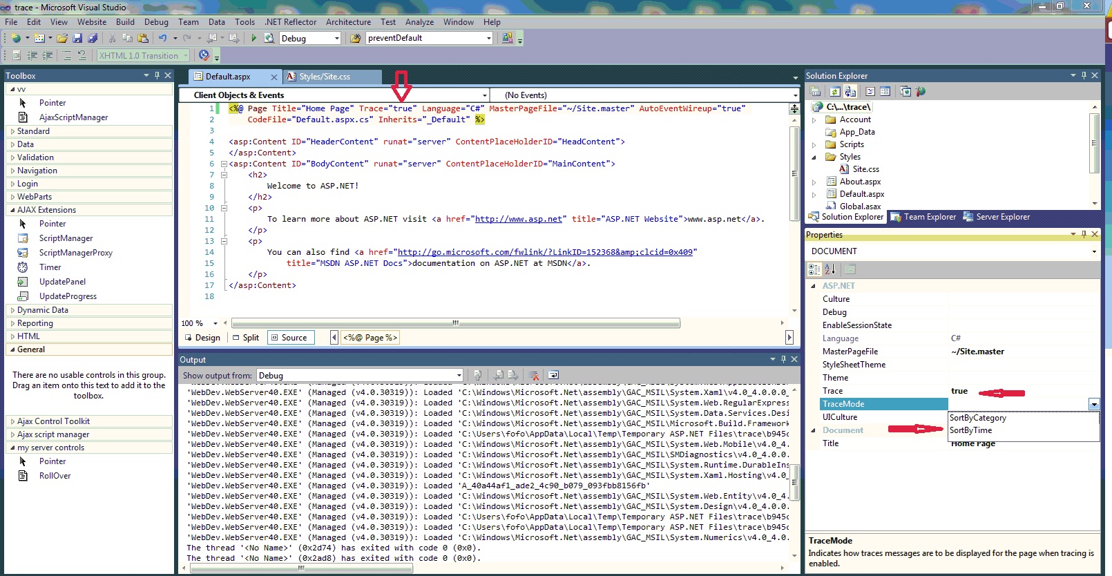 Nikolaos kantzelis asp net blog enable tracing at application and