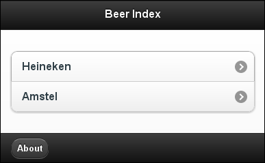 jQuery Mobile: Beer Index on Chrome