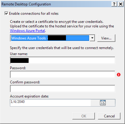 Visual Studio 2010: Remote Desktop configuration