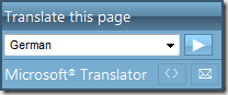 Translator widget
