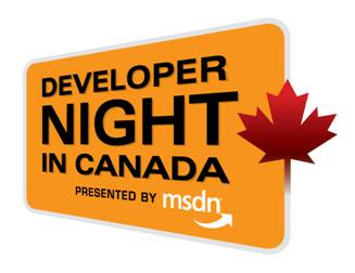MSDN Developer Night In Canada