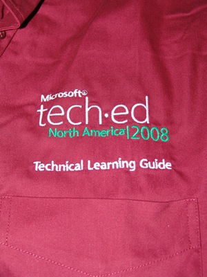 TechEd 2008 TLG shirt