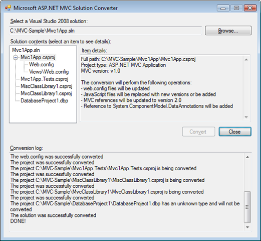 Eilon Lipton's Blog - Migrating ASP.NET MVC 1.0 Applications To ASP.NET ...