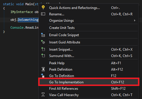 Right click in Visual Studio 2013 not showing create unit test