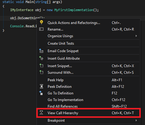 Right click in Visual Studio 2013 not showing create unit test