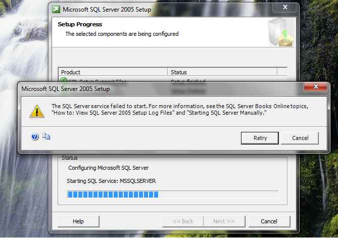 Morteza Sahragard - Problem During Installation Server on Windows 7