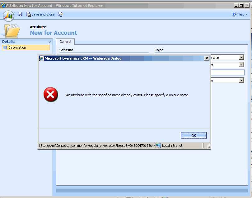errors in project validation idvd