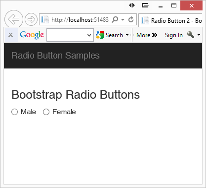 stock to punish Newness Paul Sheriff's Blog for the Real World - Creating Radio Buttons using  Bootstrap and MVC