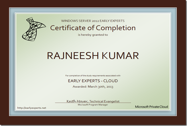 Early Experts Cloud