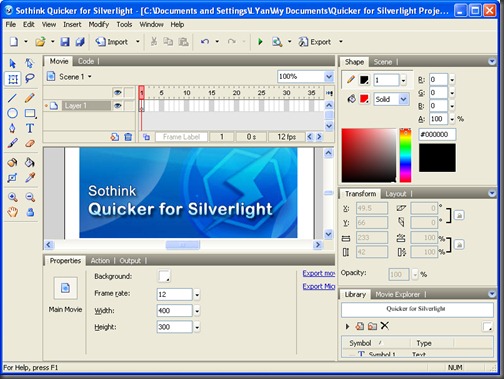 silverlight web editor