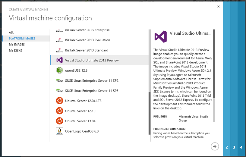 The New Exception Settings Window in Visual Studio 2015 - Azure