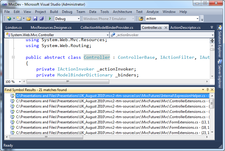 Implement an abstract class - Visual Studio (Windows)