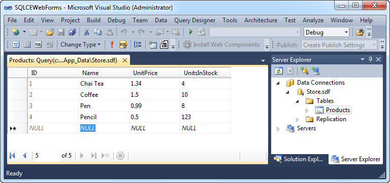 Scottgu S Blog Vs 2010 Sp1 And Sql Ce