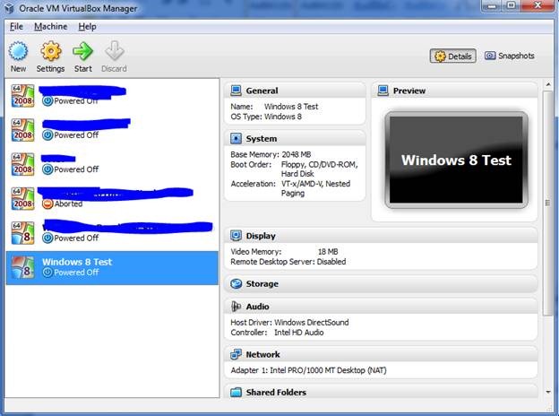 K. G. Sreeju - Installing Windows 8 Developer Preview in Oracle Virtual Box