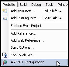 ASP.NET Configuration Tool