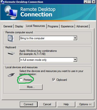 Remote desktop connection Solution