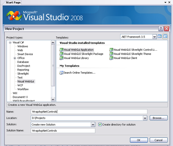 Visual WebGui Blog - Manually wrapping ASP.Net controls without the use ...