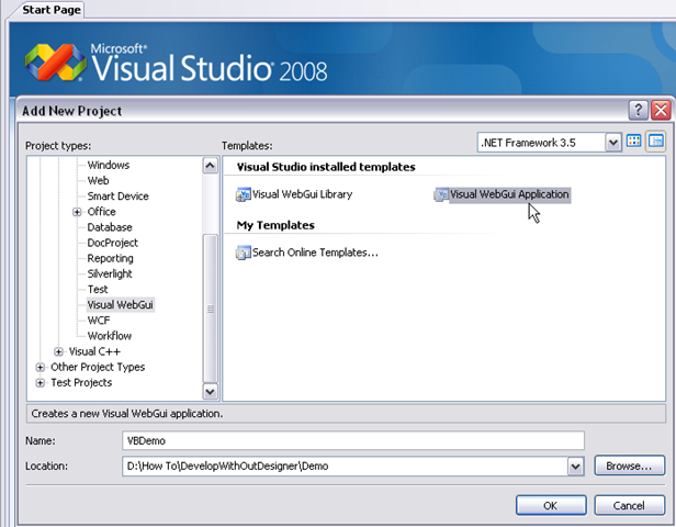 Visual WebGui Blog - Develop a Visual WebGui web application without ...