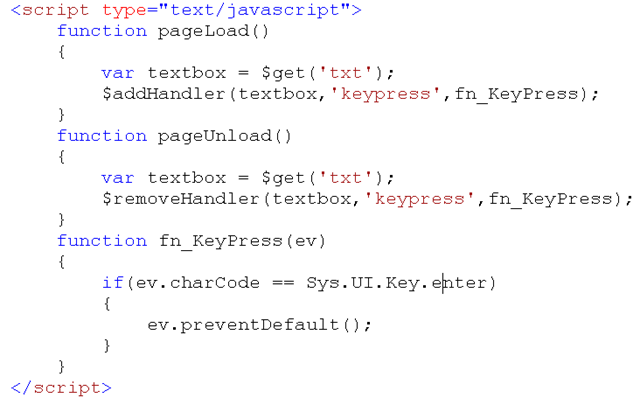 How to write keypress event for a textbox in asp net